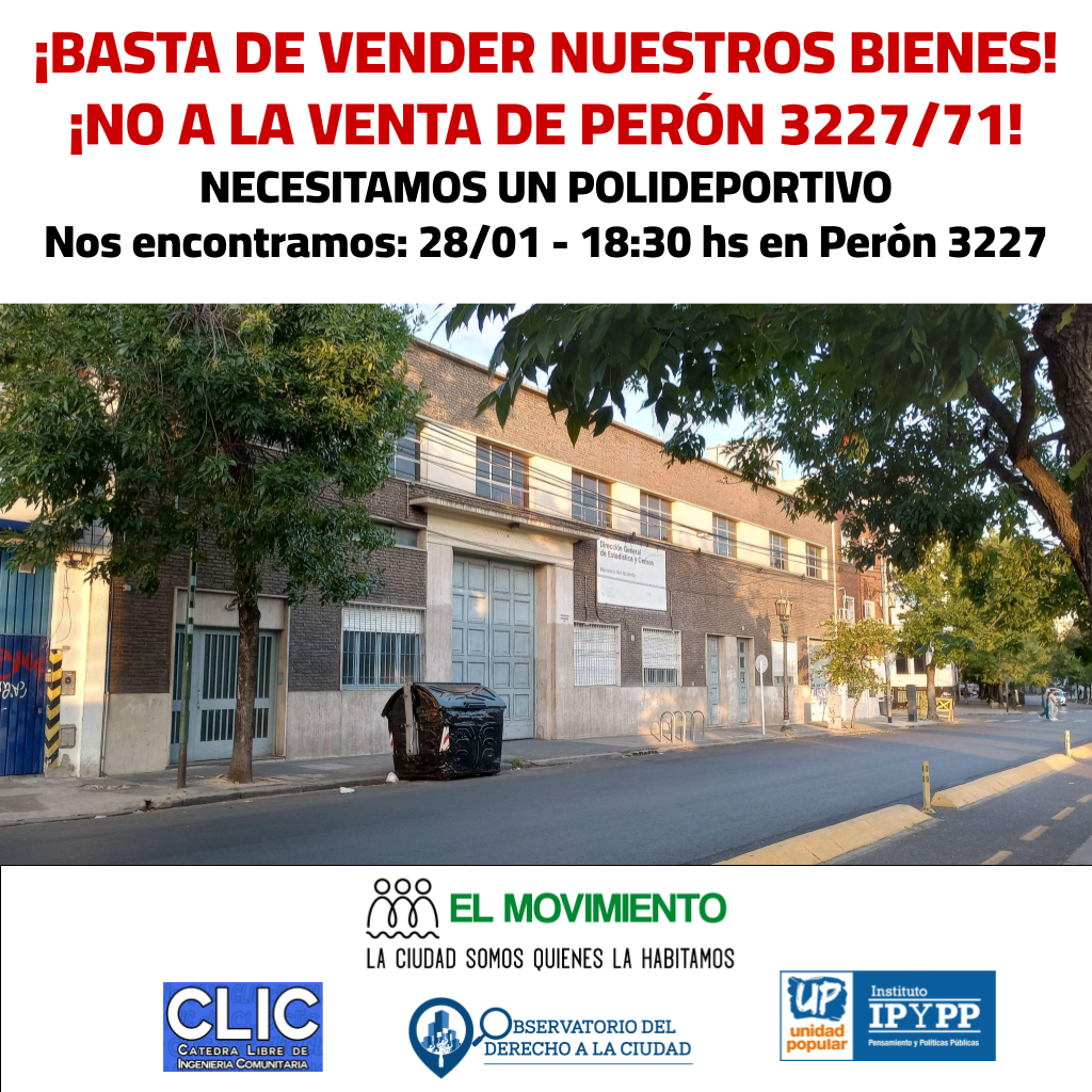 Edificio en Perón 3227 a 3271, Balvanera, frente al Parque de la Estación